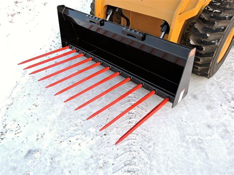 skid steer muck fork|manure forks for skid loader.